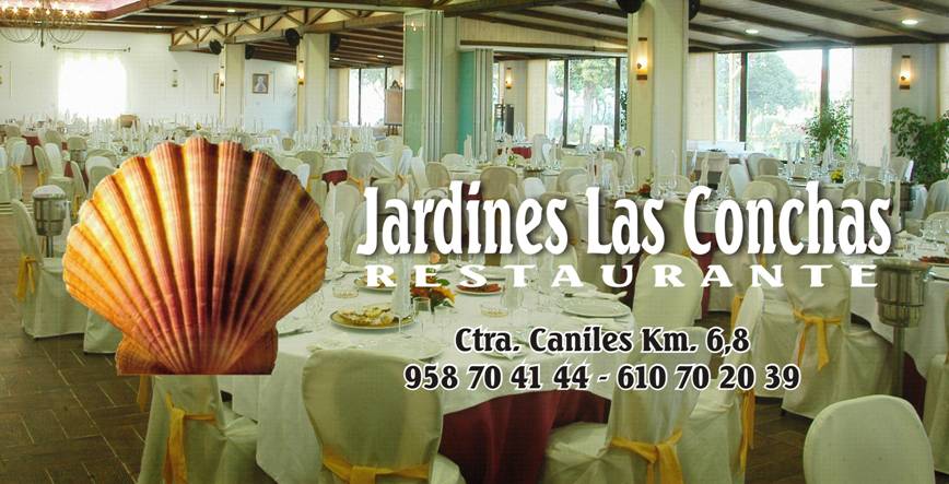 Restaurante jardiens las conchas en Baza logo del rte.